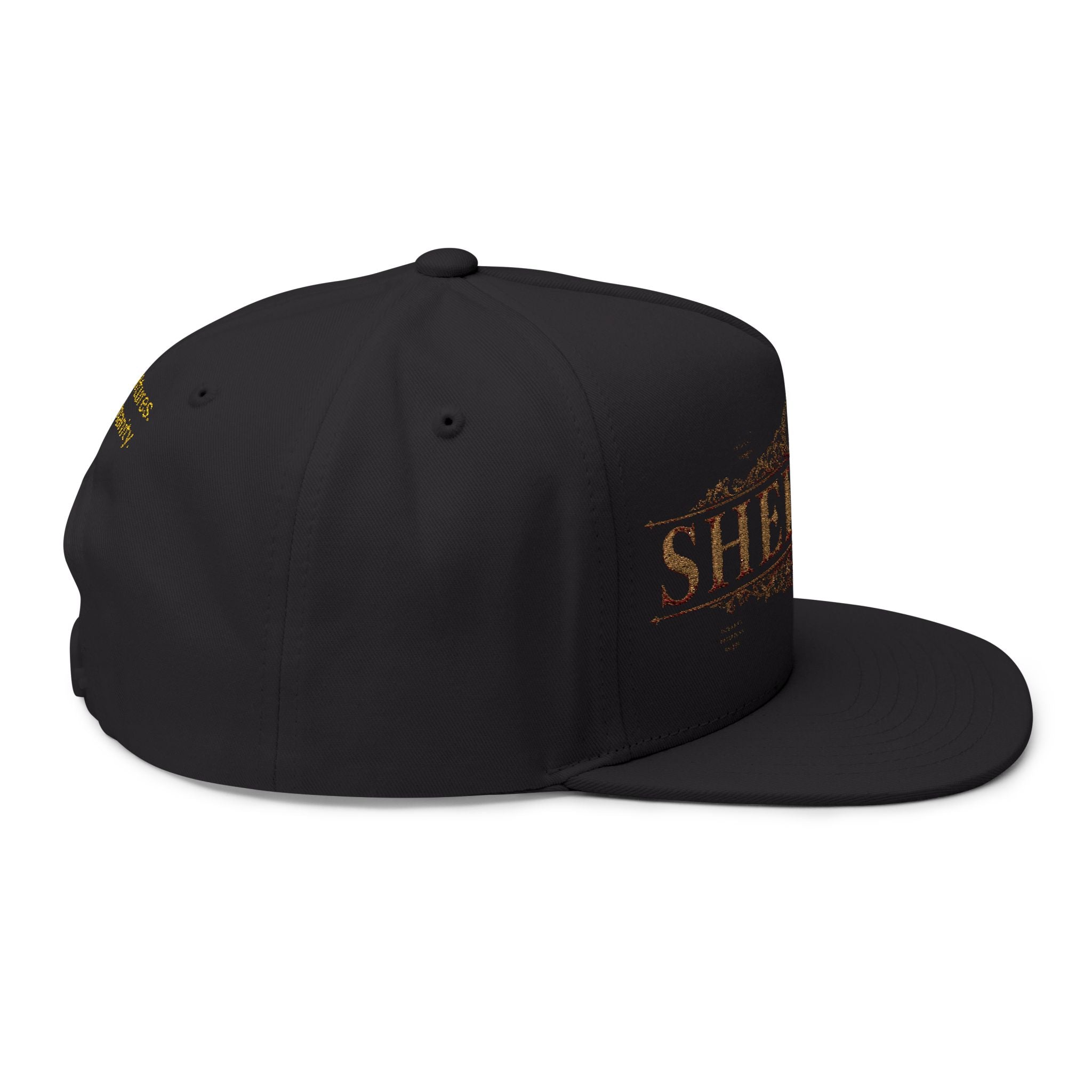 Flat Bill Cap (Embroidery)
