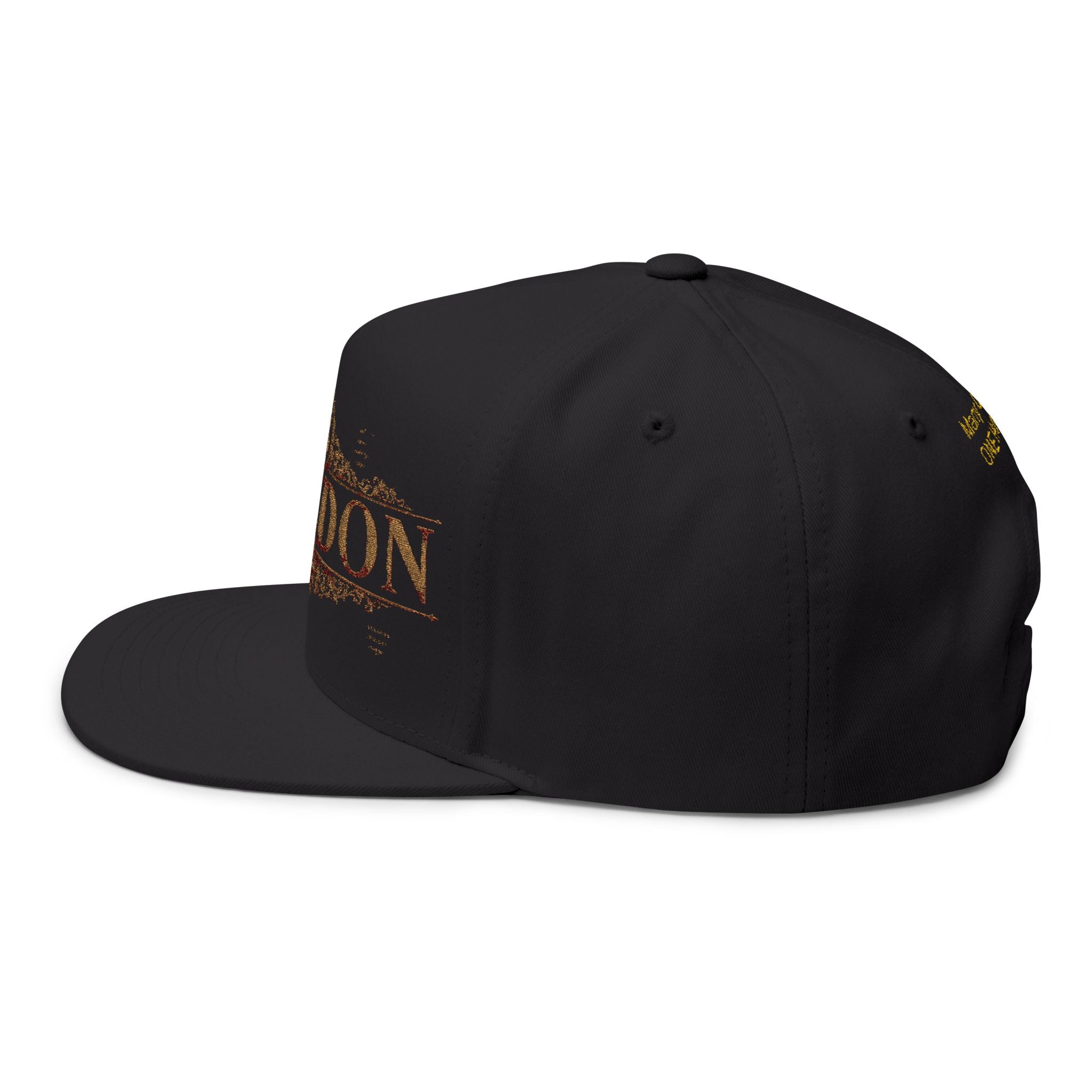 Flat Bill Cap (Embroidery)